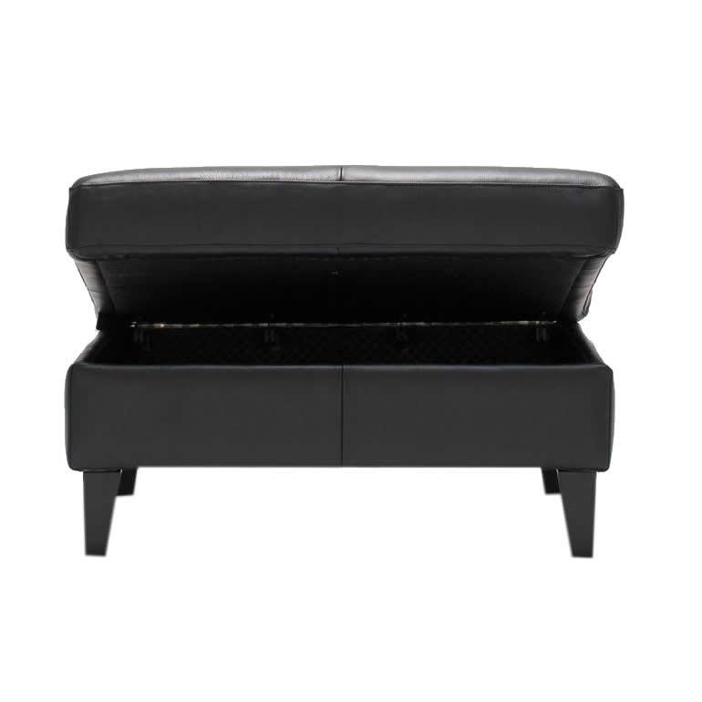  EQ3 Salema Leather Storage Ottoman 37024-93-GR100 IMAGE 7