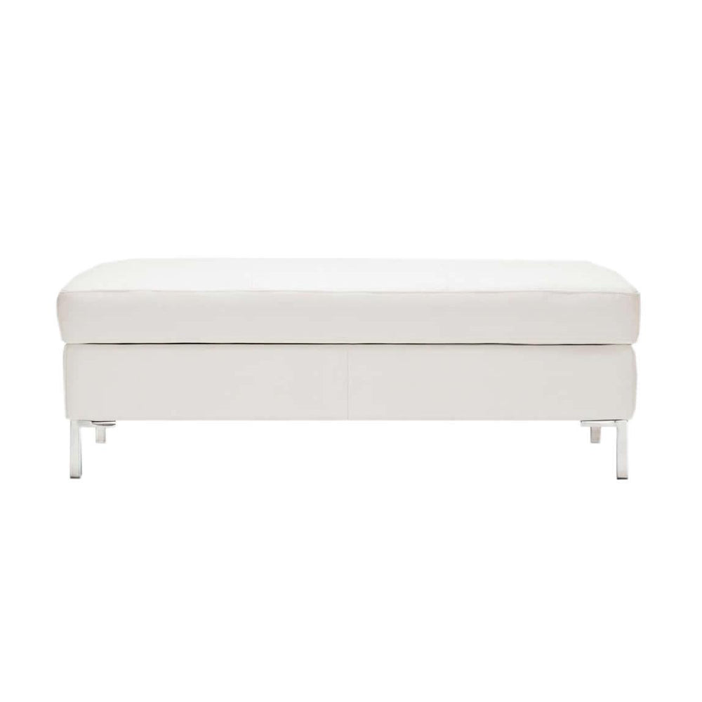  EQ3 Salema Leather Storage Ottoman 37024-94-GR100 IMAGE 1