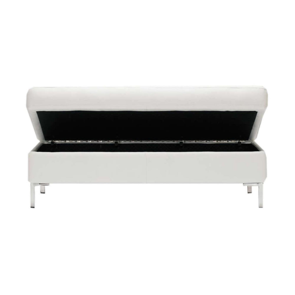  EQ3 Salema Leather Storage Ottoman 37024-94-GR100 IMAGE 2