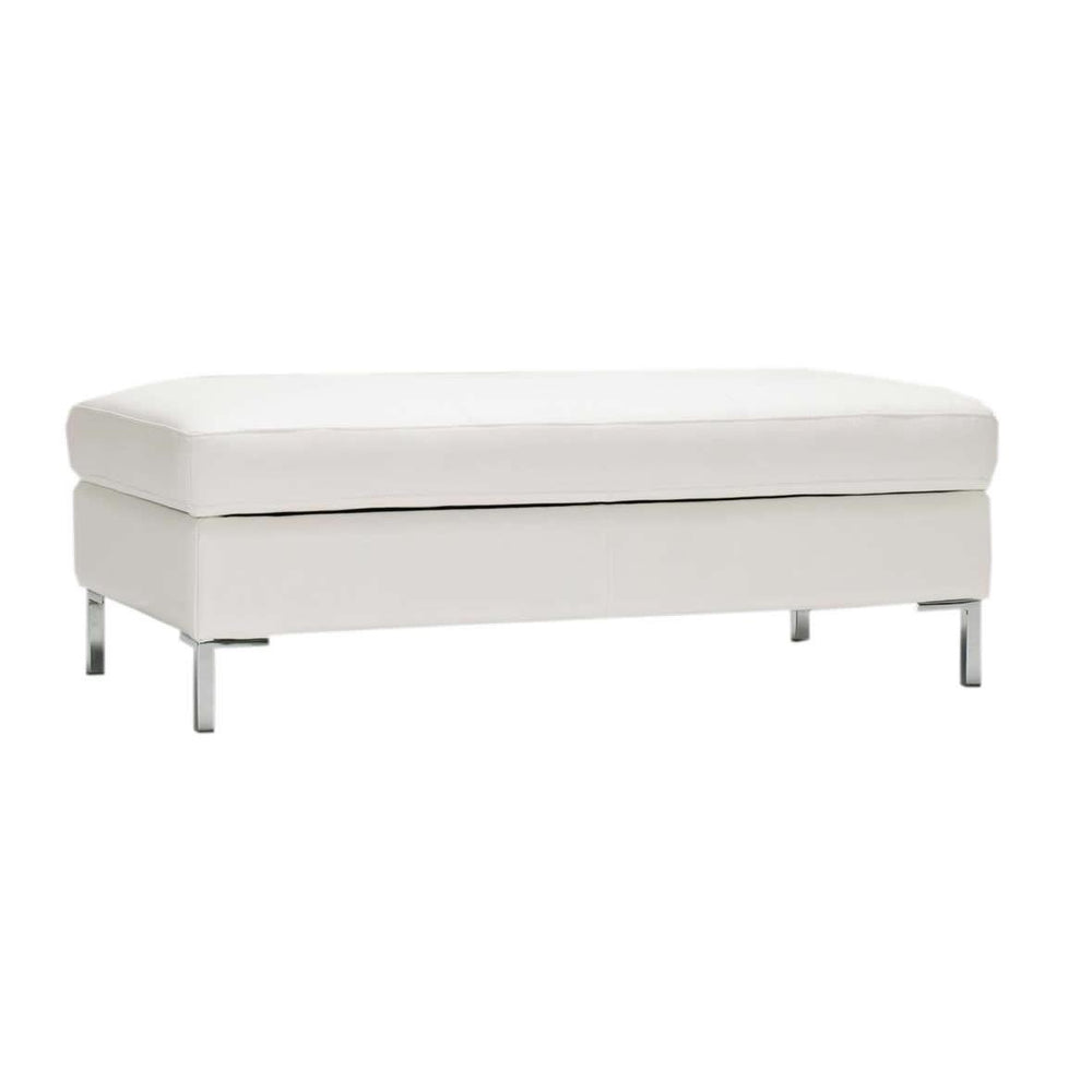  EQ3 Salema Leather Storage Ottoman 37024-94-GR100 IMAGE 3