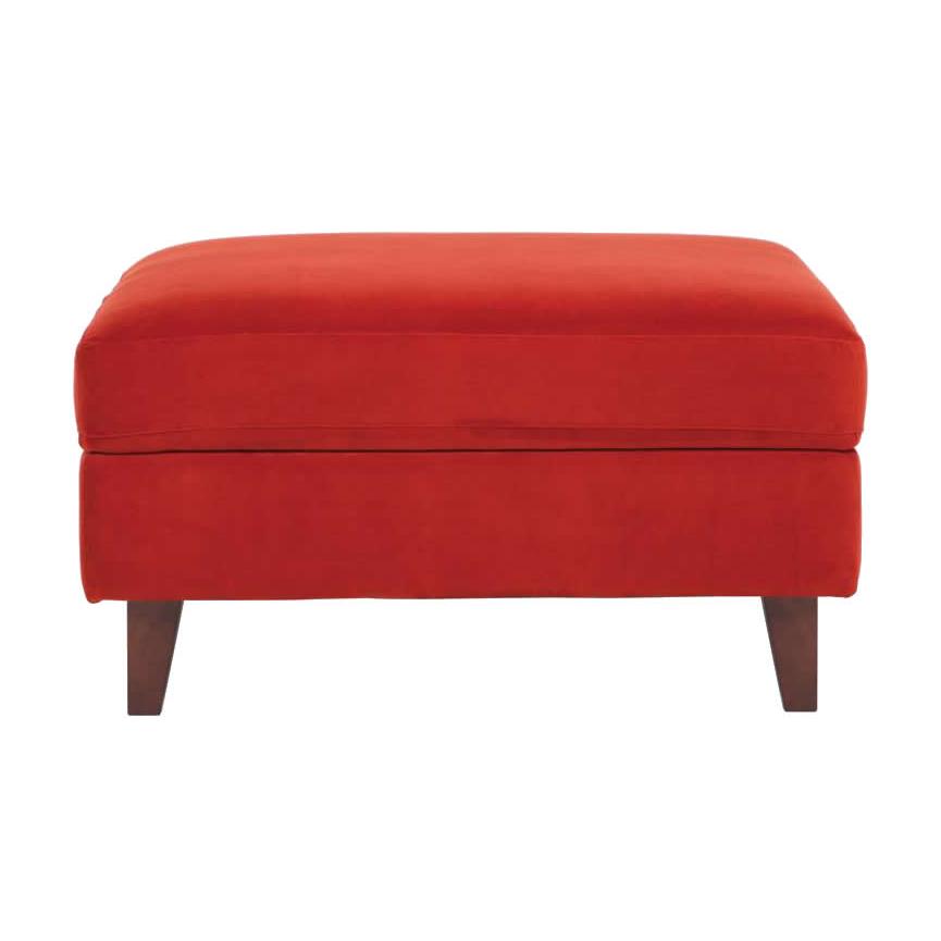  EQ3 Salema Fabric Storage Ottoman 30024-93-GR10 IMAGE 1