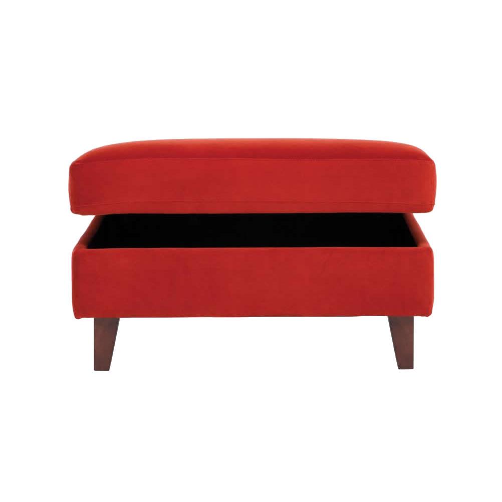  EQ3 Salema Fabric Storage Ottoman 30024-93-GR10 IMAGE 2