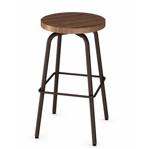  Amisco Button Pub Height Stool 42460-34_52-87 IMAGE 1