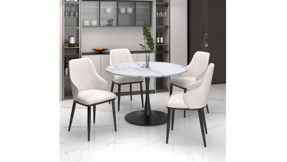 WORLDWIDE HOME FURNISHINGS KASH DINING CHAIR (SET OF 2)