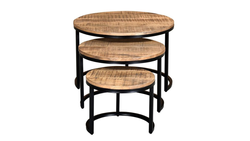 WORLDWIDE HOME FURNISHINGS DARSH COFFEE TABLE (SET OF 3)