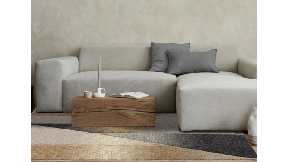 Cora Grey Black Brown Spiky Geometric Design Rug