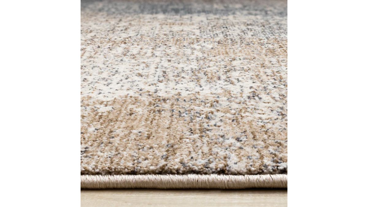 Marisa Blue Beige White Distressed Rug