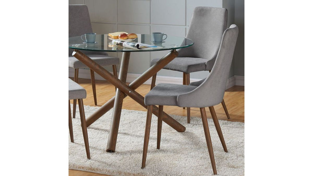 WORLDWIDE HOME FURNISHINGS ROCCA/CORA 5PC DINING SET