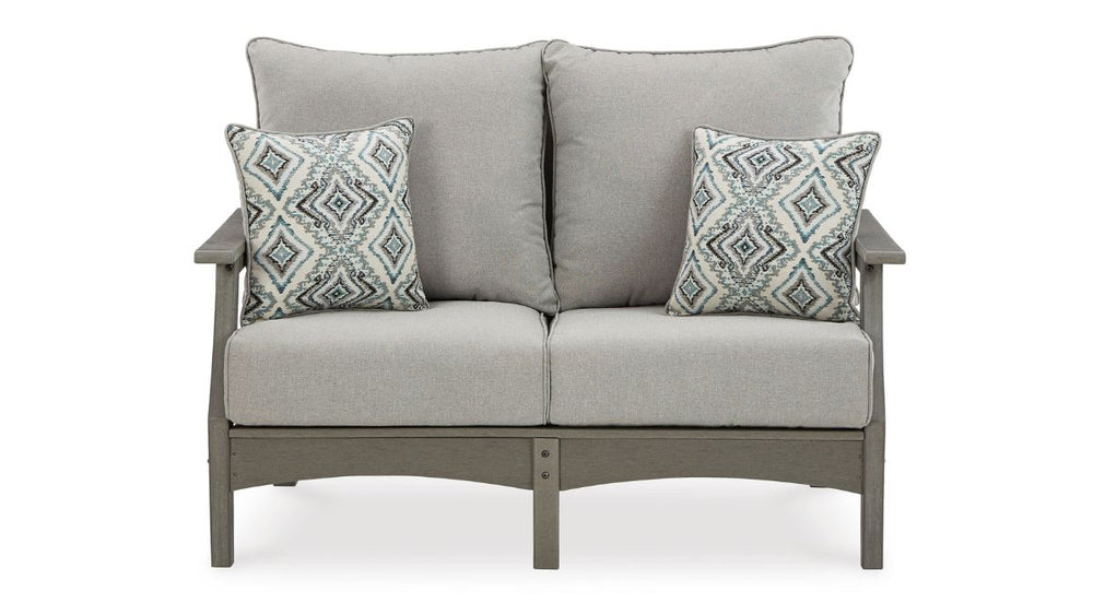 VISOLA OUTDOOR LOVESEAT WITH CUSHION