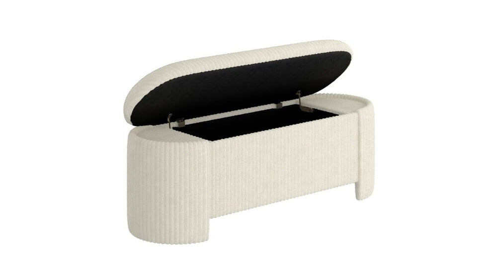 WORLDWIDE HOME FURNISHINGS CYBIL STORAGE OTTOMAN