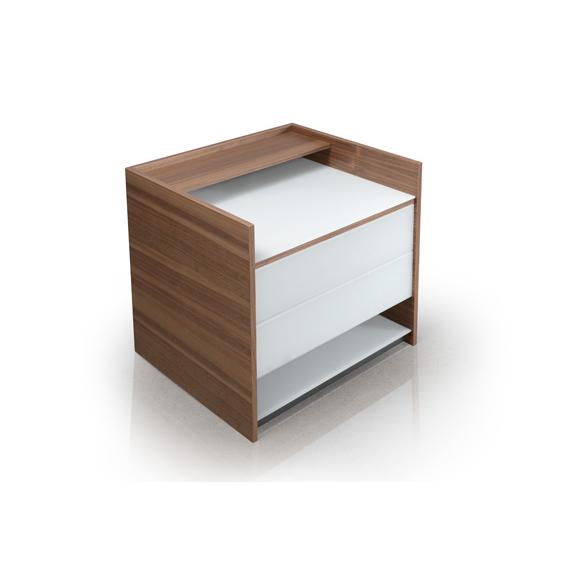  Trica Furniture Kubik 2-Drawer Nightstand Kubik 25" 2 Drawers Nighstand IMAGE 1