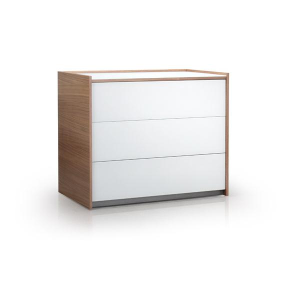  Trica Furniture Kubik 3-Drawer Chest Kubik 3 Drawers Chest IMAGE 2