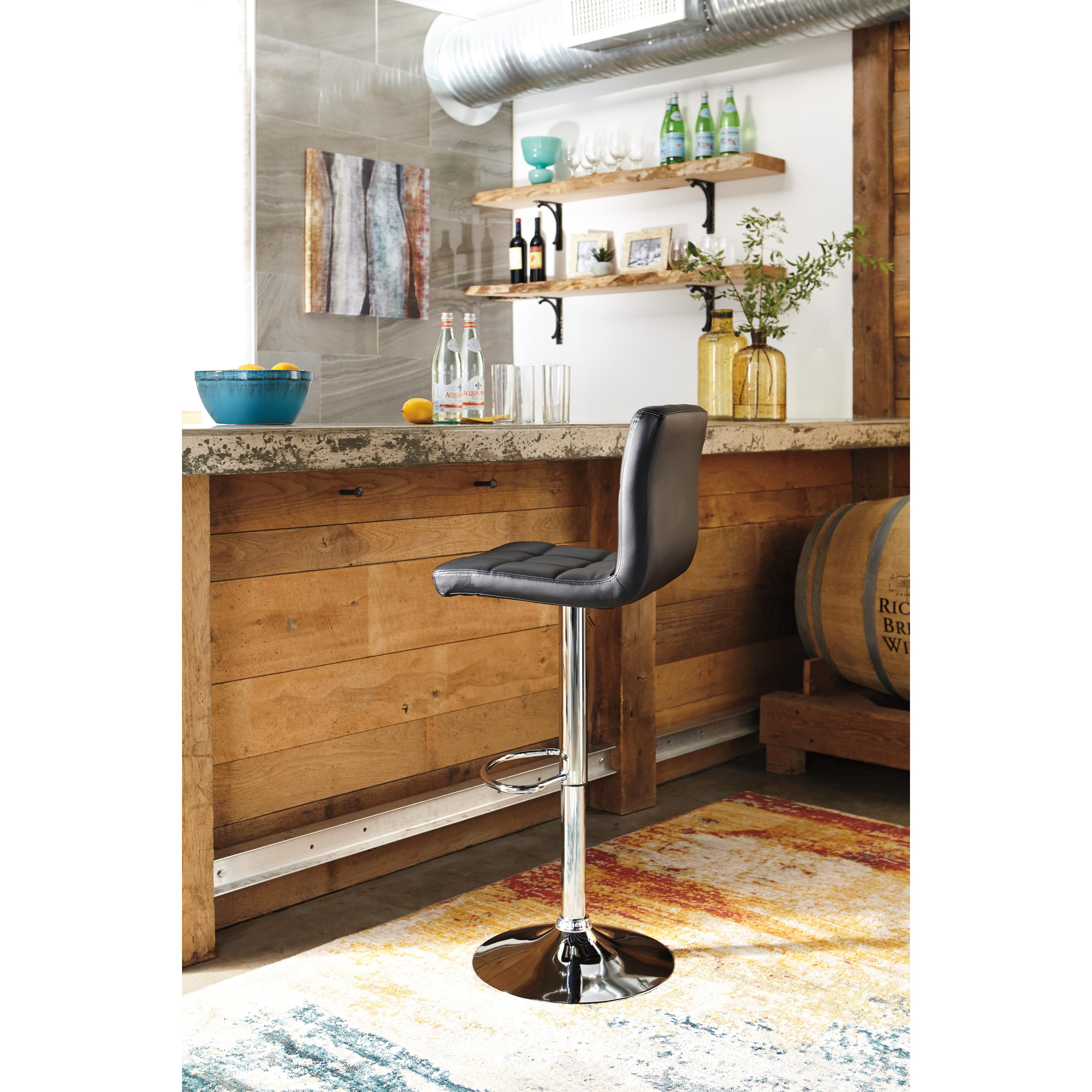  Signature Design by Ashley Bellatier Adjustable Height Stool D120-130 IMAGE 2