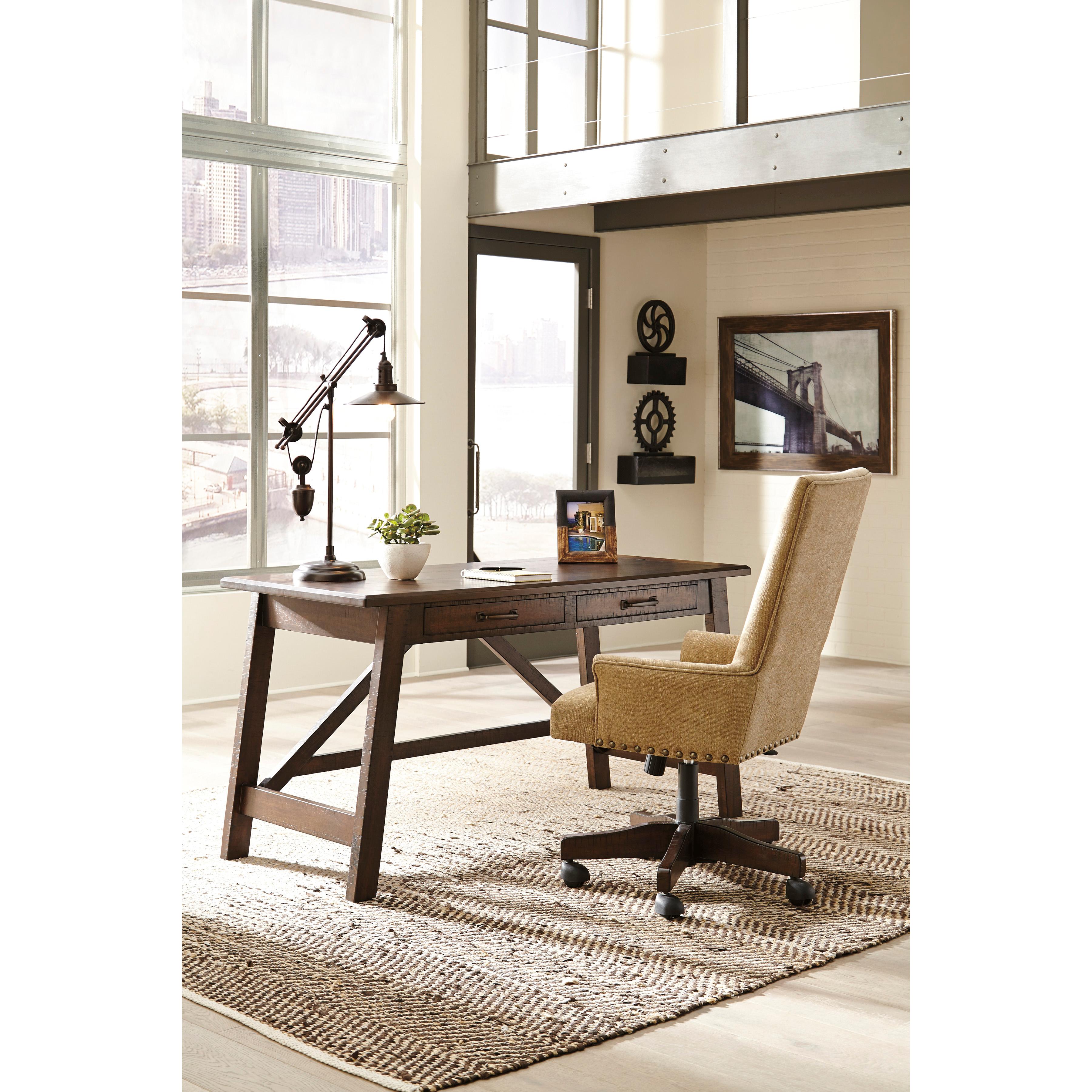  Signature Design by Ashley Baldridge H675-44 Home Office Large Leg Desk IMAGE 7