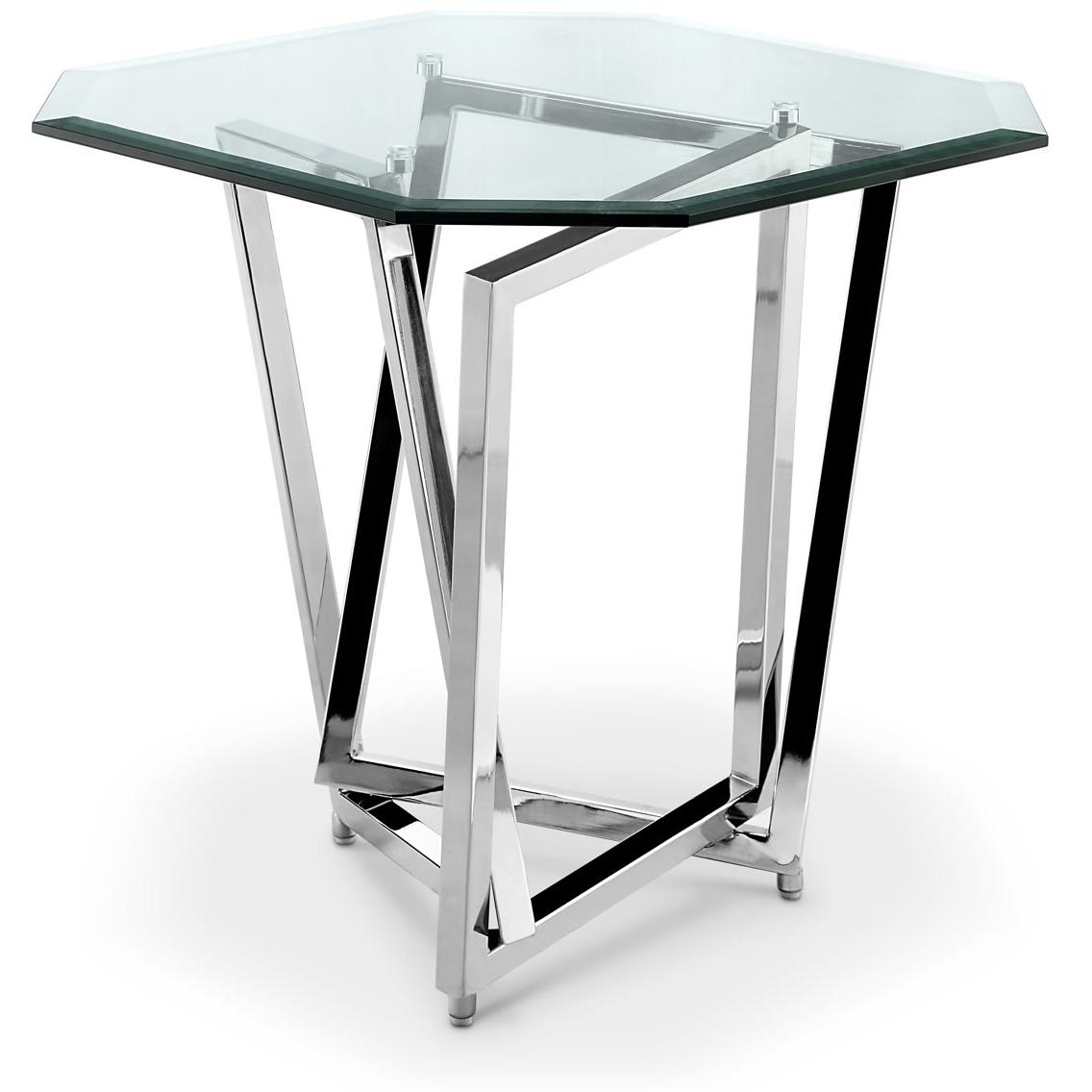  Magnussen Lenox Square End Table T3790-09B/T3790-09T IMAGE 1