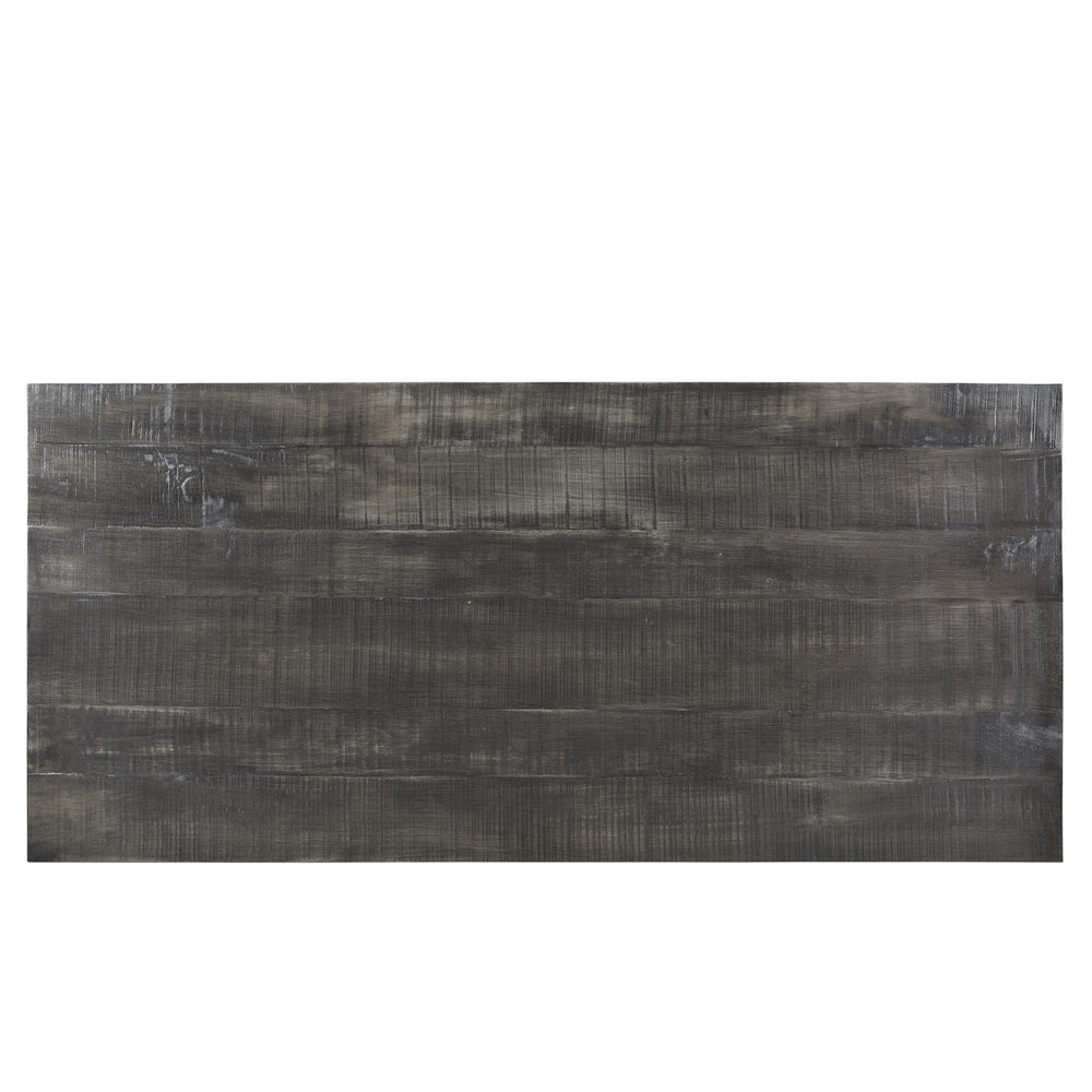  !nspire Zax 201-147DG Rectangular Dining Table - Distressed Grey IMAGE 6
