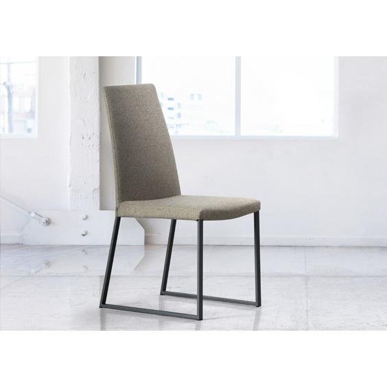  Trica Furniture Curvo Dining Chair Curvo Chair - Anthracite/Notion Gunsmoke IMAGE 2