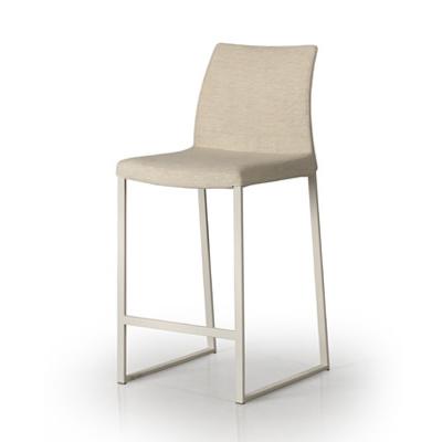  Trica Furniture Curvo Pub Height Stool Curvo Bar Height Stool - Mushroom/Nostalgia Marshmallow IMAGE 1