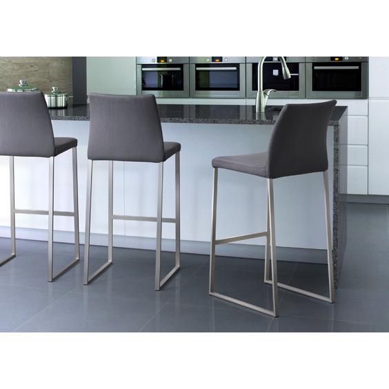 Trica Furniture Curvo Pub Height Stool Curvo Bar Height Stool - Mushroom/Nostalgia Marshmallow IMAGE 2