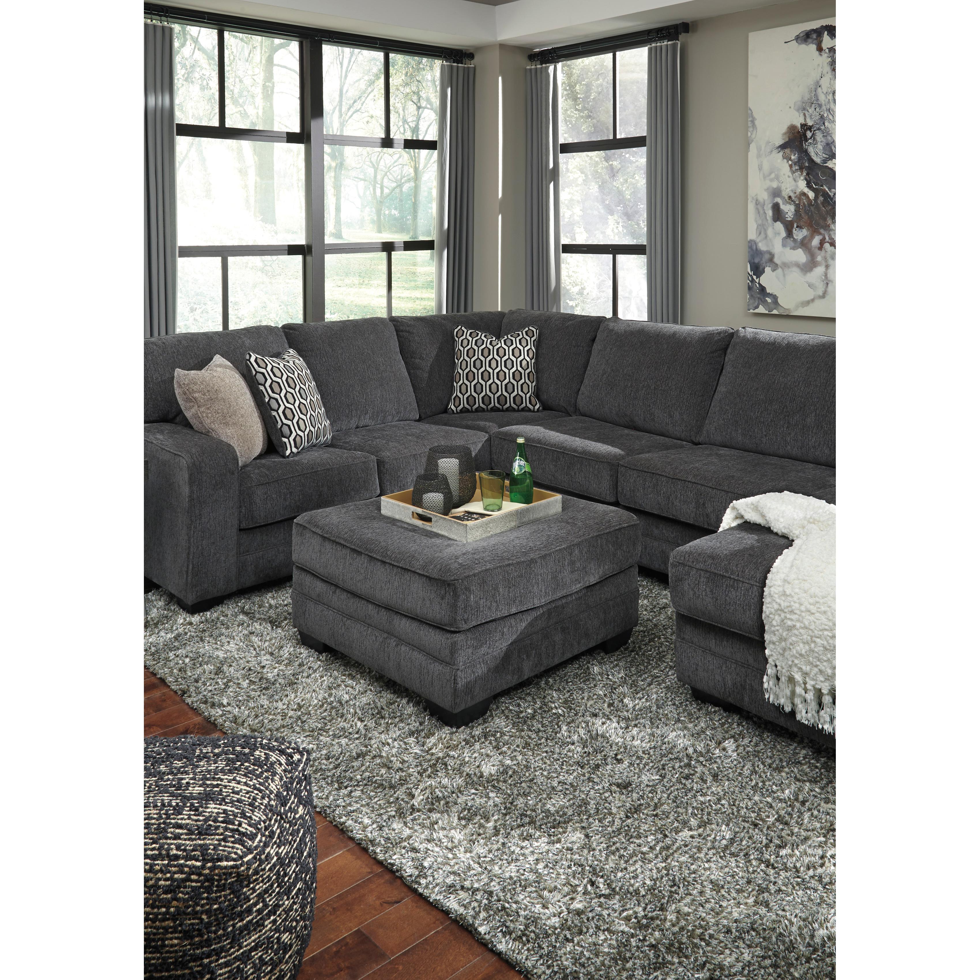  Benchcraft Tracling Fabric Ottoman 7260008 IMAGE 3