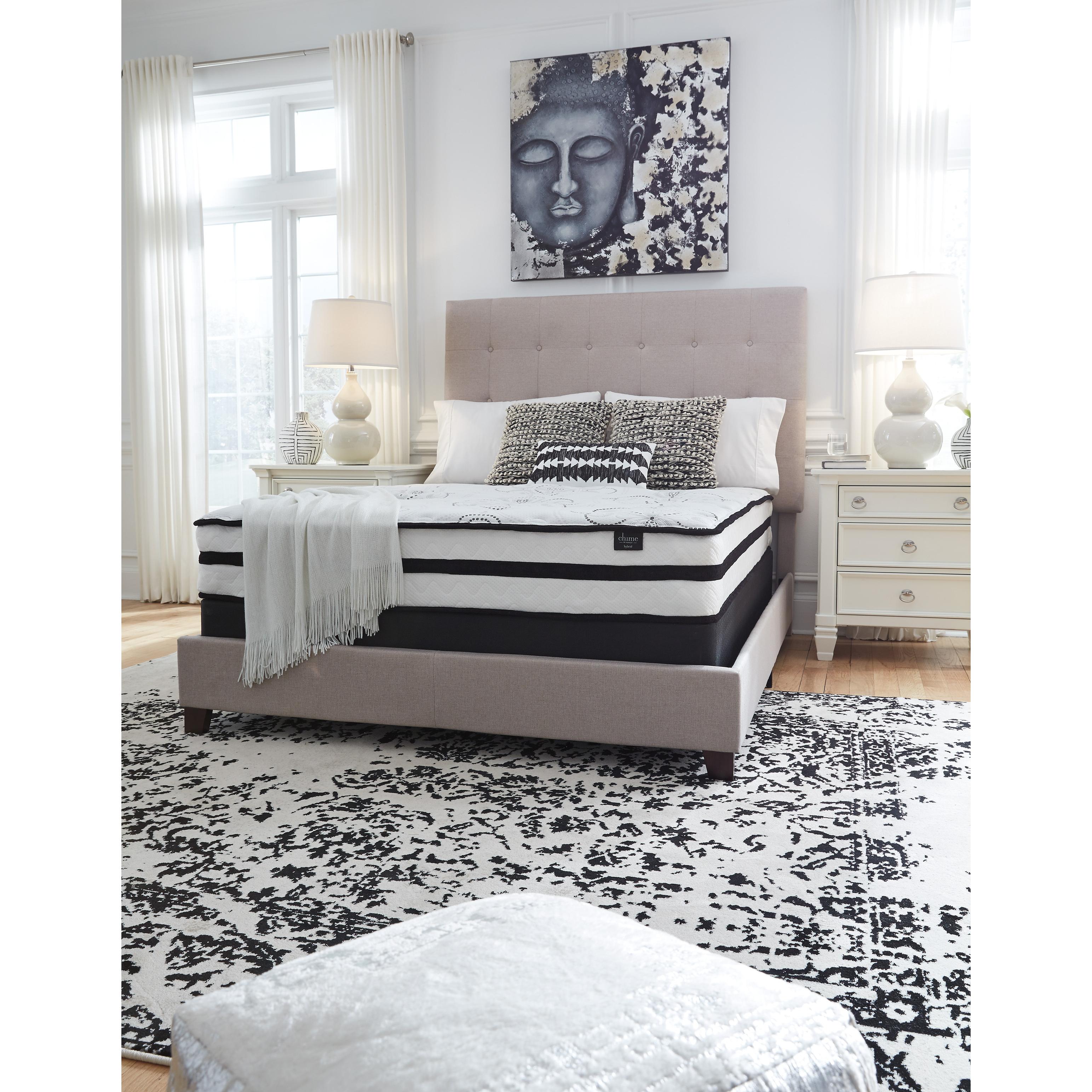 Sierra Sleep Chime 10 Inch Hybrid M69631 Queen Mattress IMAGE 4