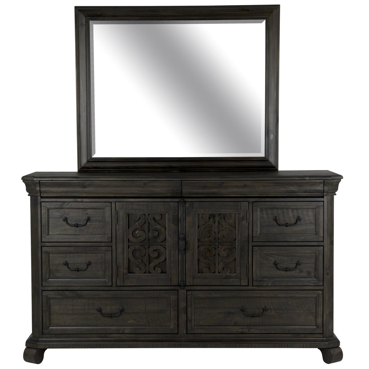  Magnussen Bellamy Landscape Dresser Mirror B2491-40 IMAGE 2