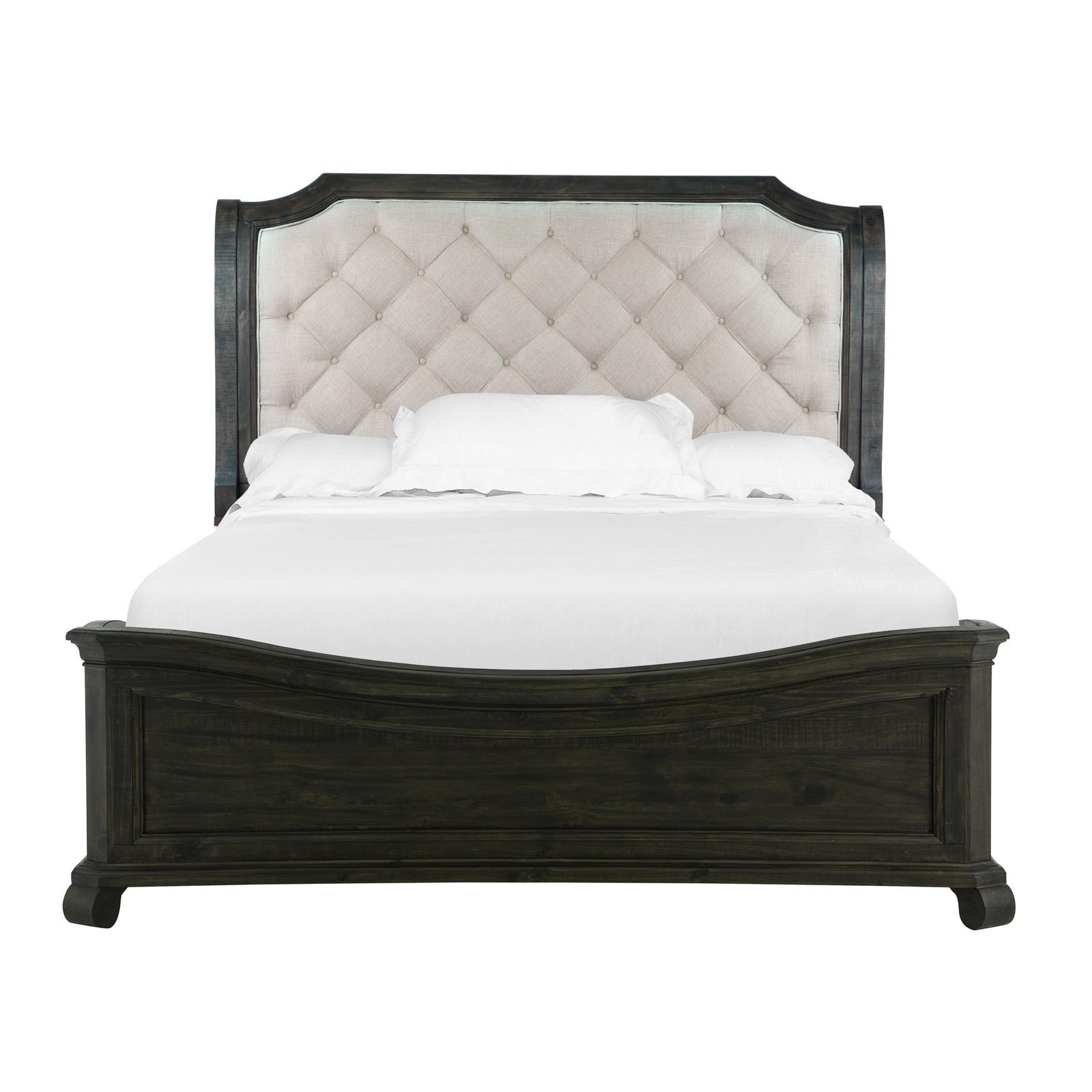  Magnussen Bellamy Queen Upholstered Sleigh Bed B2491-53H/B2491-55F/B2491-55R IMAGE 1