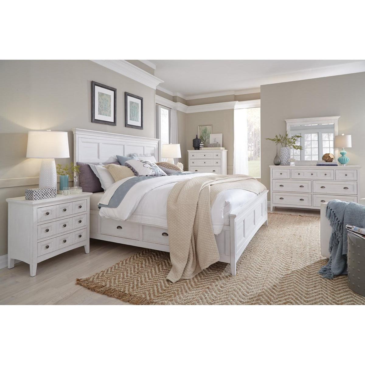  Magnussen Heron Cove Landscape Dresser Mirror B4400-40 IMAGE 5