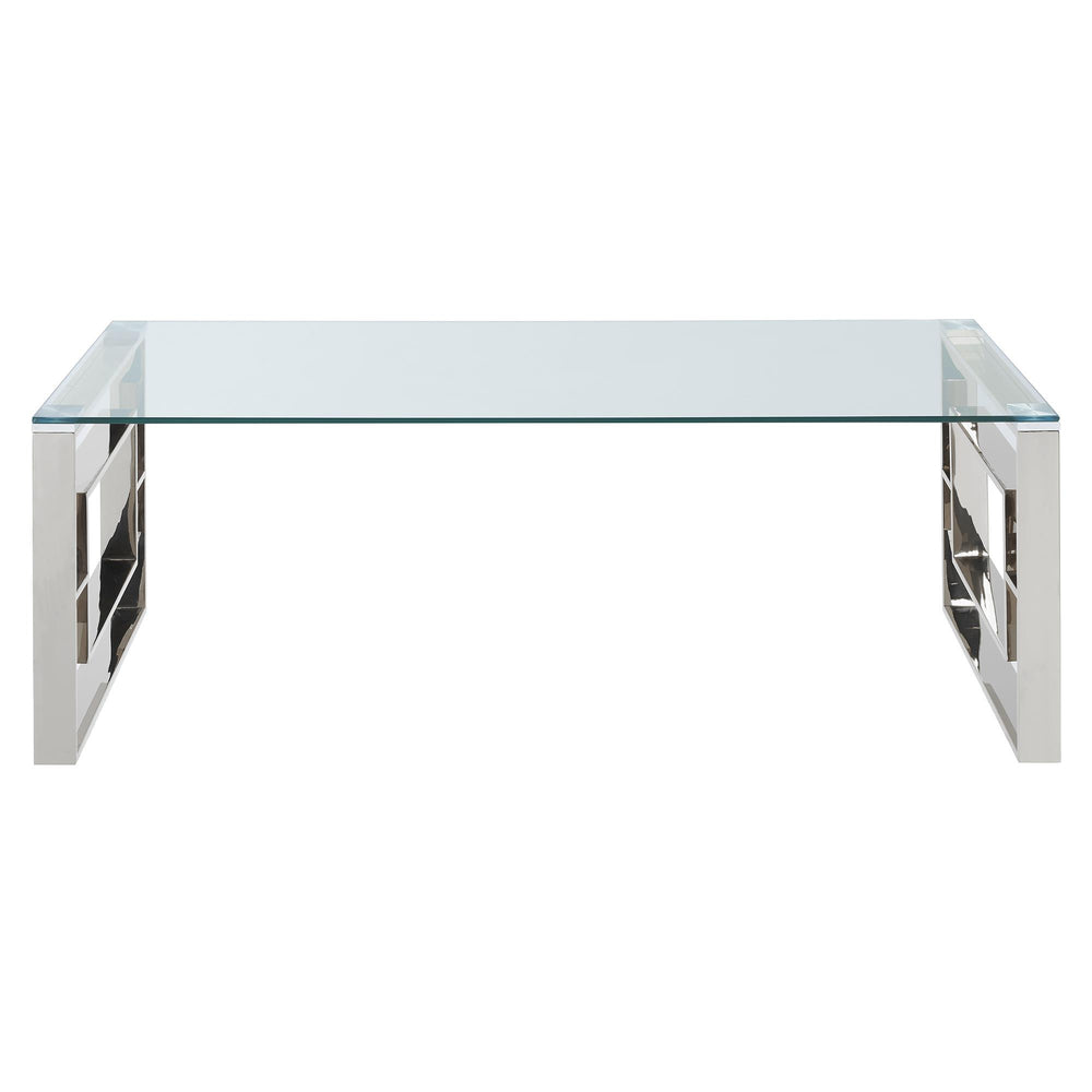  !nspire Eros 301-482CH Coffee Table - Silver IMAGE 3