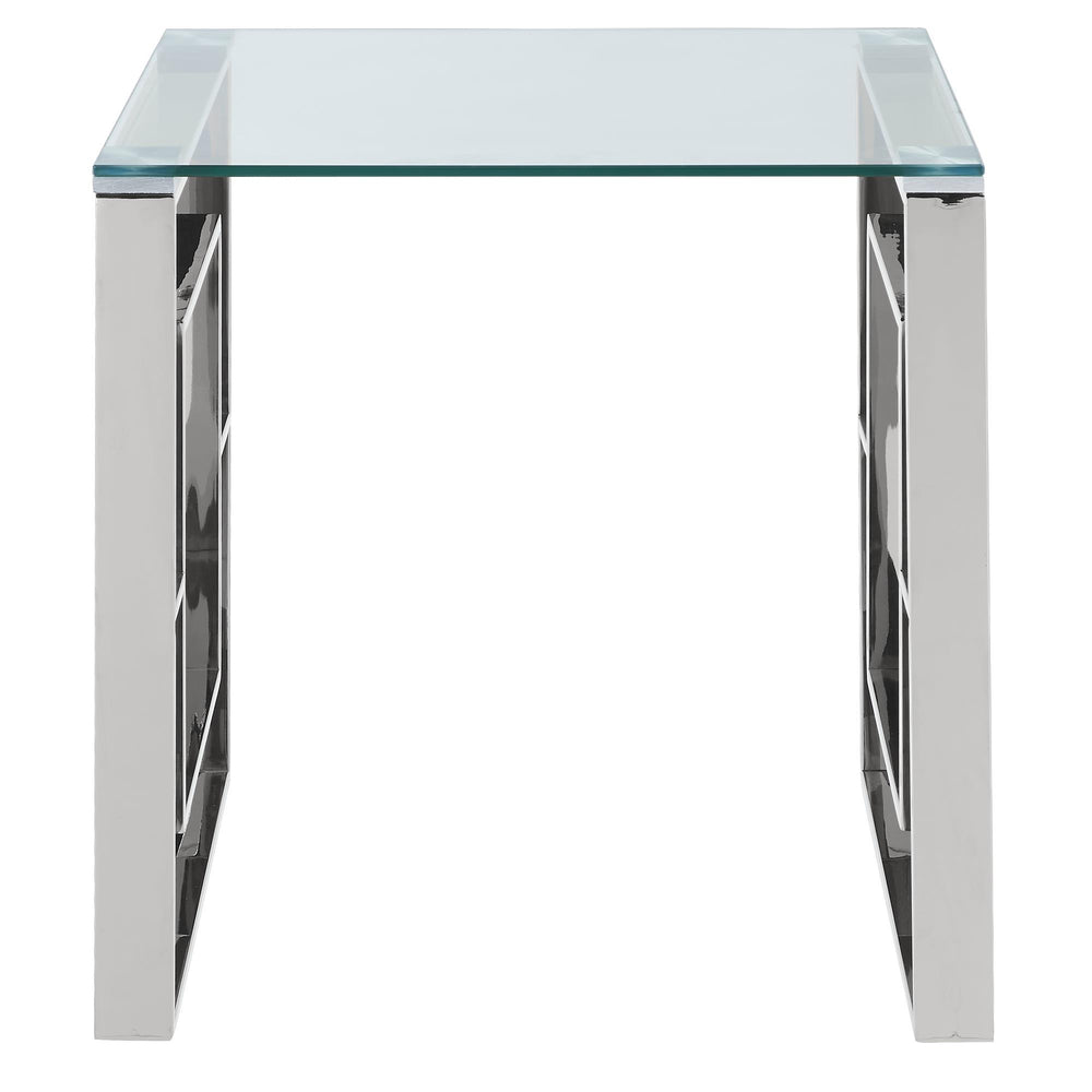  !nspire Eros 501-482CH Accent Table - Silver IMAGE 5