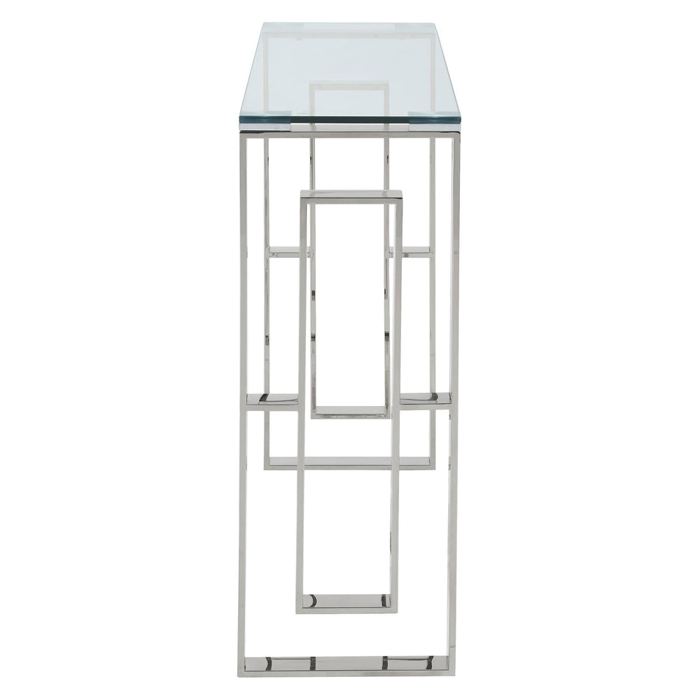  !nspire Eros 502-482CH Console/Desk - Silver IMAGE 3