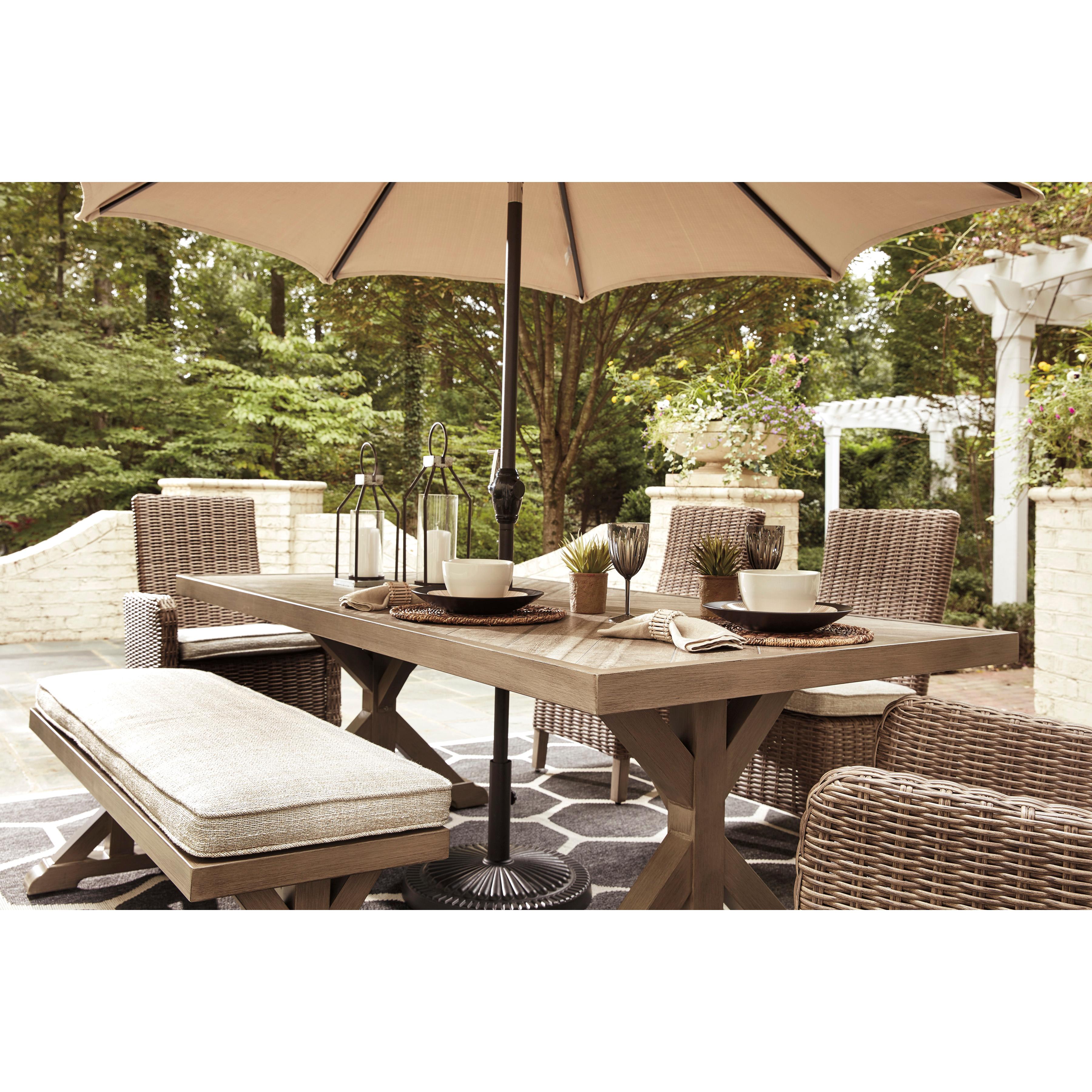  Signature Design by Ashley Beachcroft P791-600 Bench with Cushion IMAGE 7