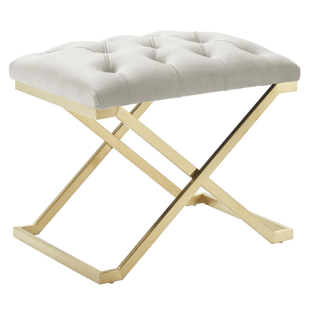  !nspire Rada 401-404IV Bench - Ivory and Gold IMAGE 1