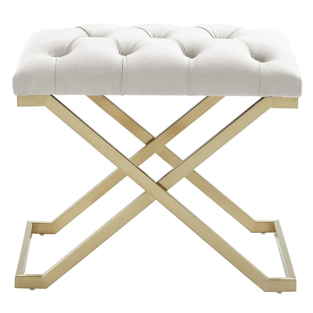  !nspire Rada 401-404IV Bench - Ivory and Gold IMAGE 3