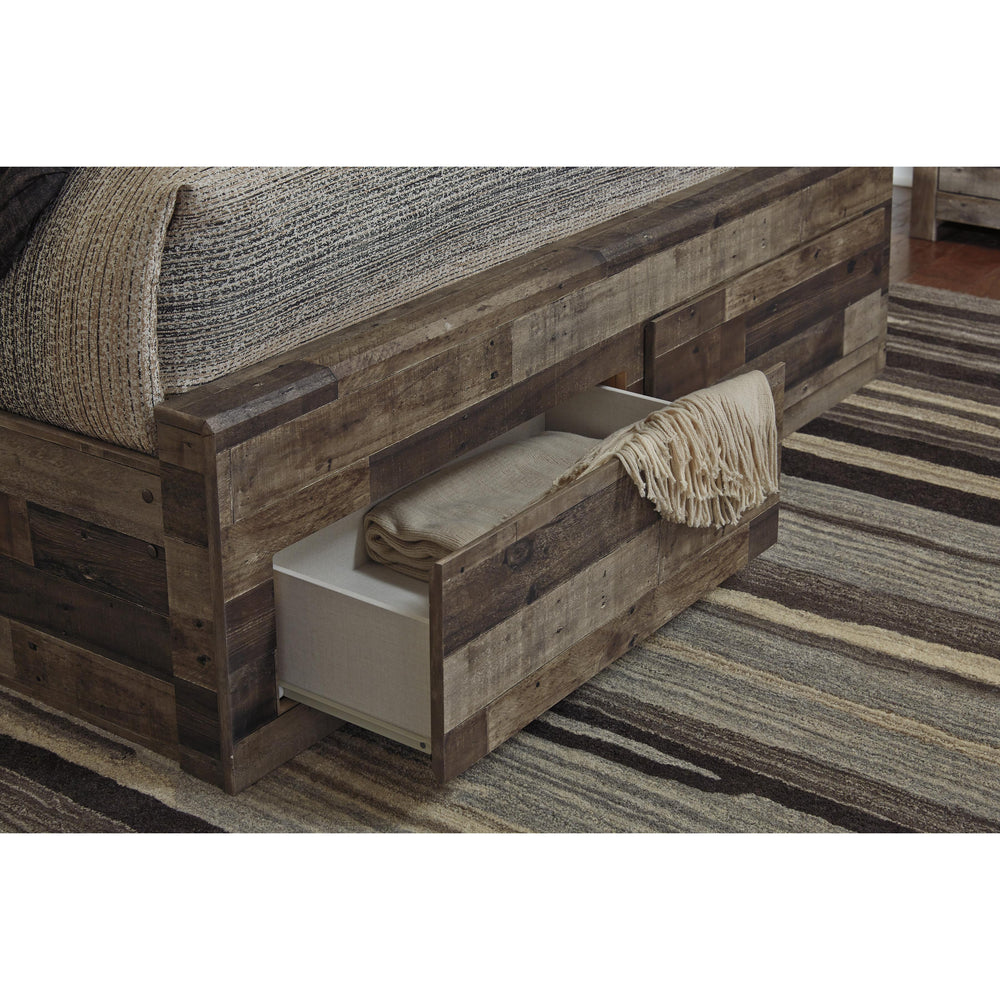  Benchcraft Derekson Queen Panel Bed with Storage B200-57/B200-54S/B200-95/B100-13 IMAGE 4