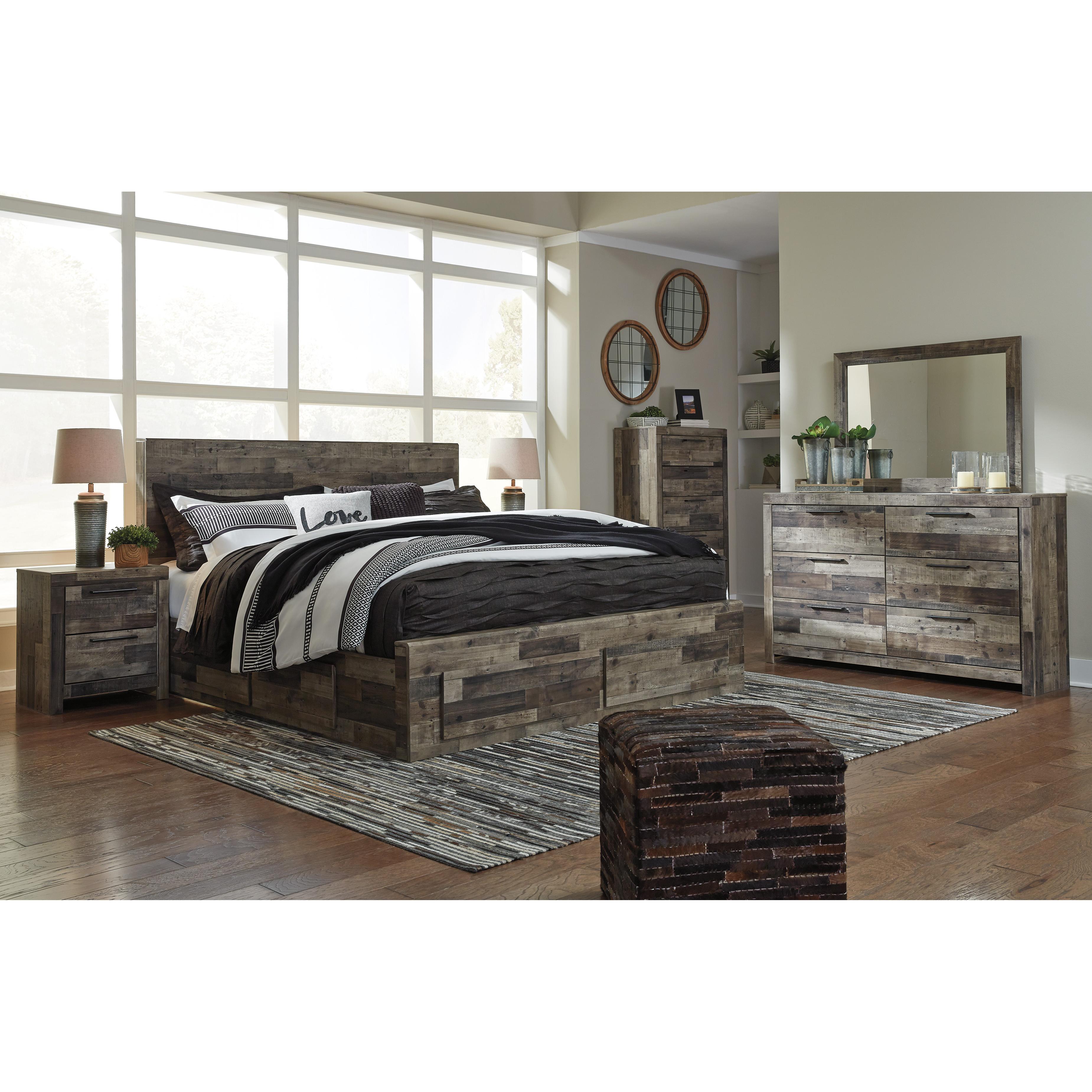  Benchcraft Derekson King Panel Bed with Storage B200-58/B200-56S/B200-60/B200-60/B100-14 IMAGE 8