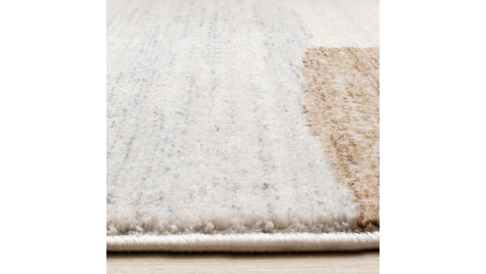 Marisa Grey Brown Cream Geometric Rug