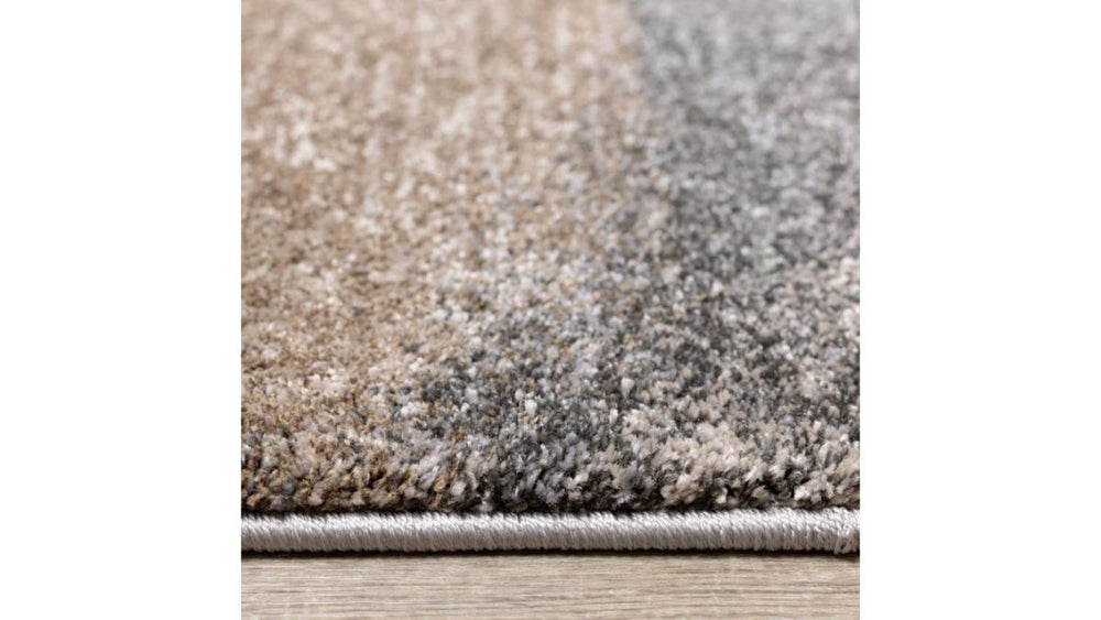 Breeze Blue Grey Simple Patches Rug