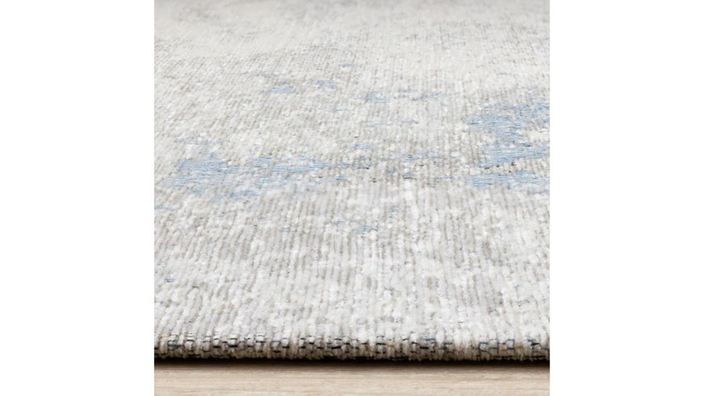Cathedral Cream Blue Grey Marble Rug