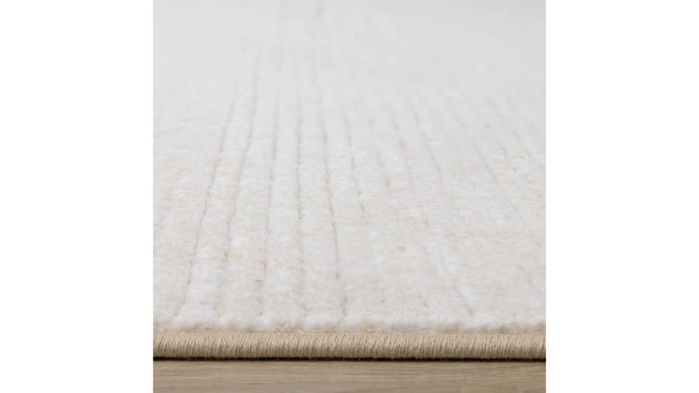 Ella Cream Carved Pile Plush Rug