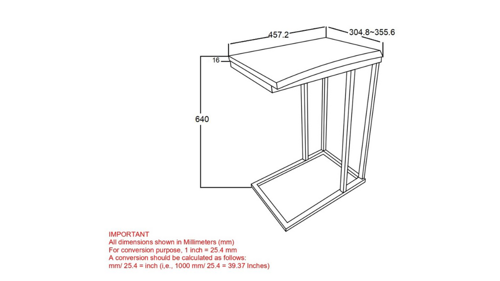 WORLDWIDE HOME FURNISHINGS JIVIN END TABLE