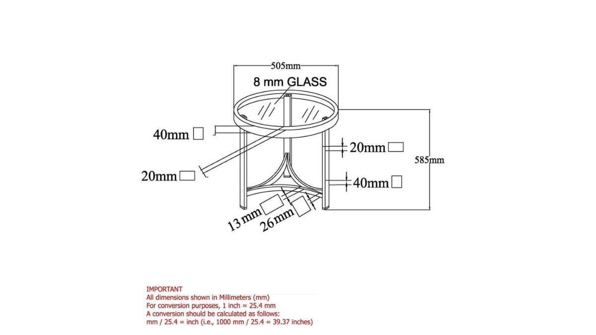 STRATA END TABLE