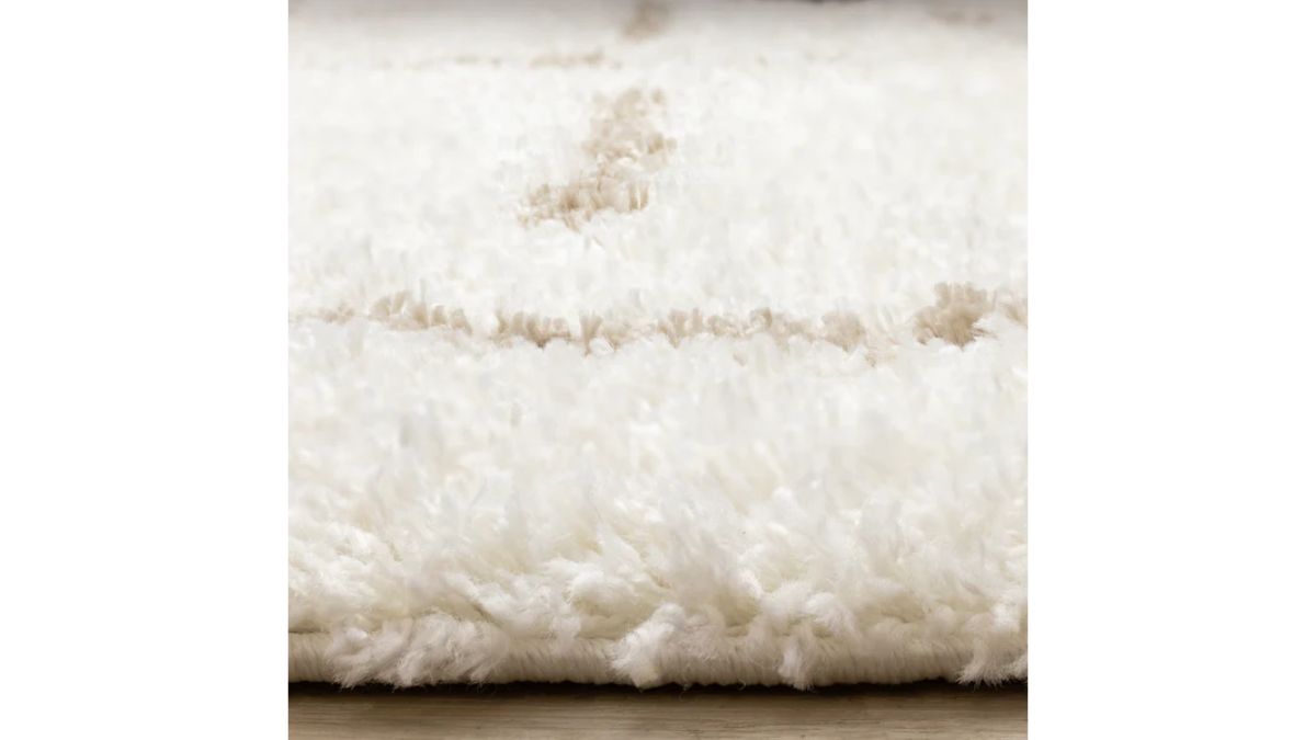 Pascal Cream Beige Scattered Lines Rug