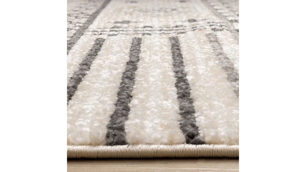 Nala Cream Grey Black Beige Southwestern Pattern Rug