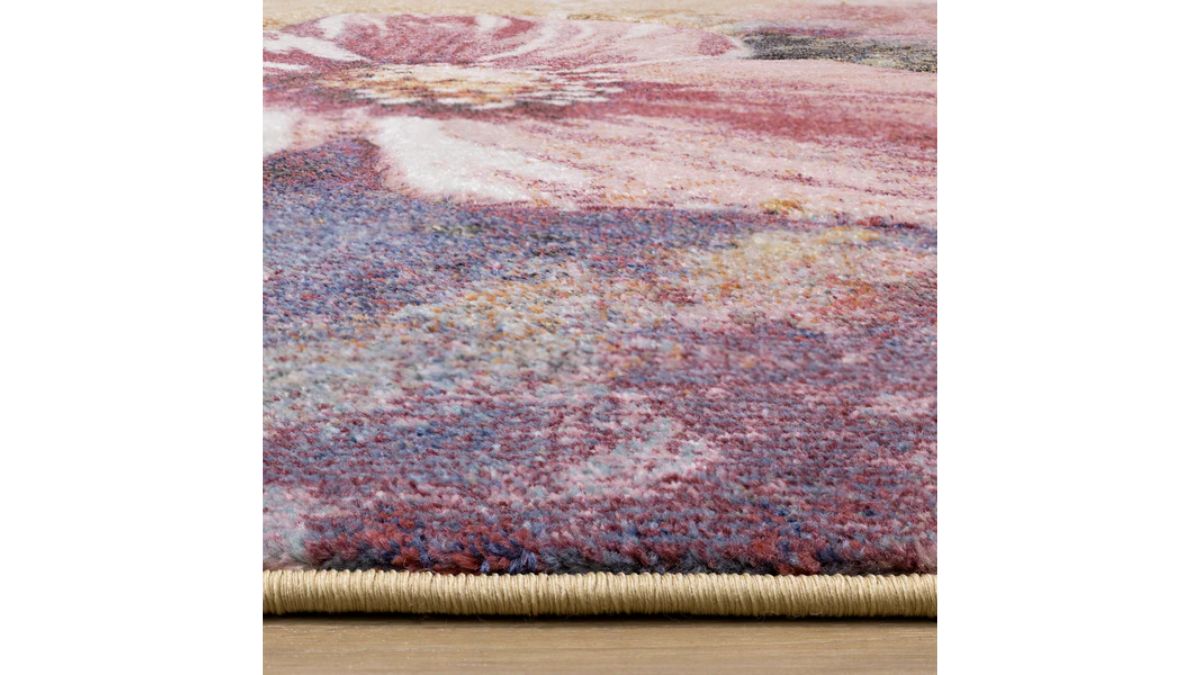 Folio Pink Yellow Blue Poppy Rug