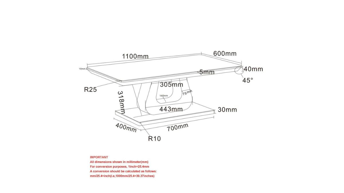 CORVUS COFFEE TABLE