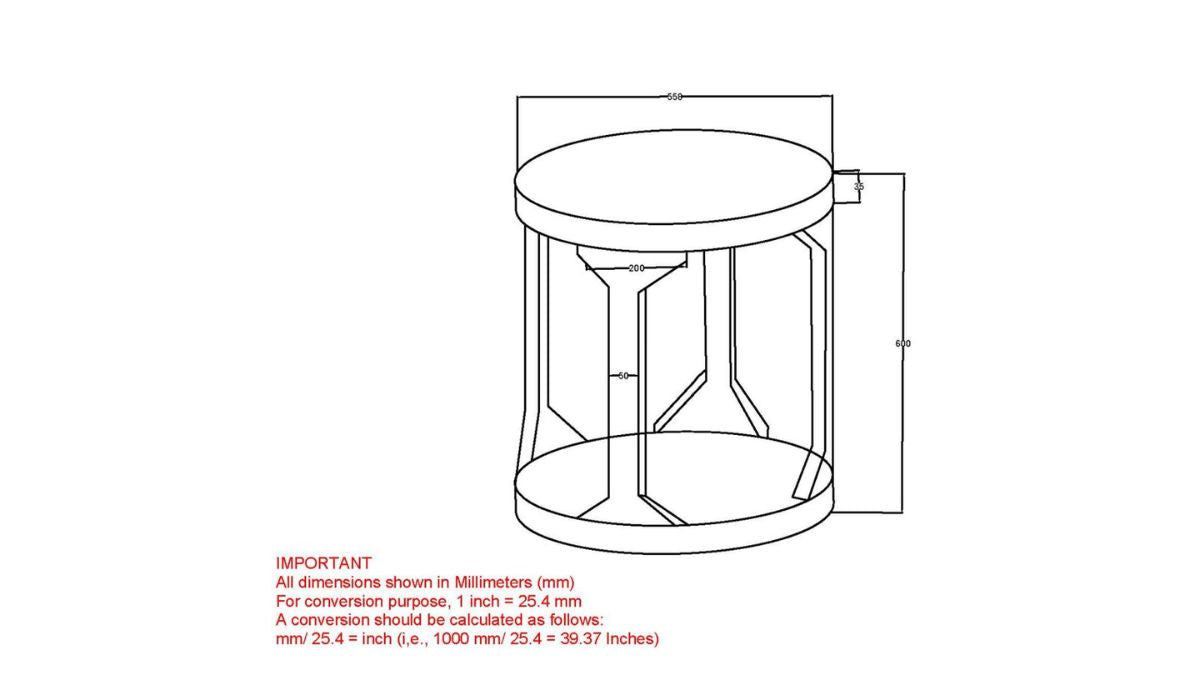 AVNI END TABLE