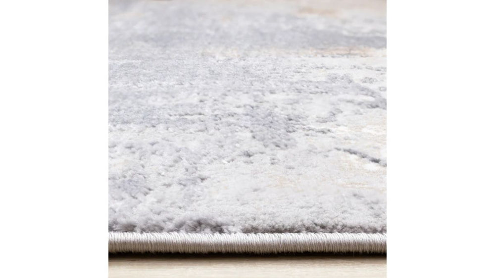 Emory Taupe White Brown Distressed Rug