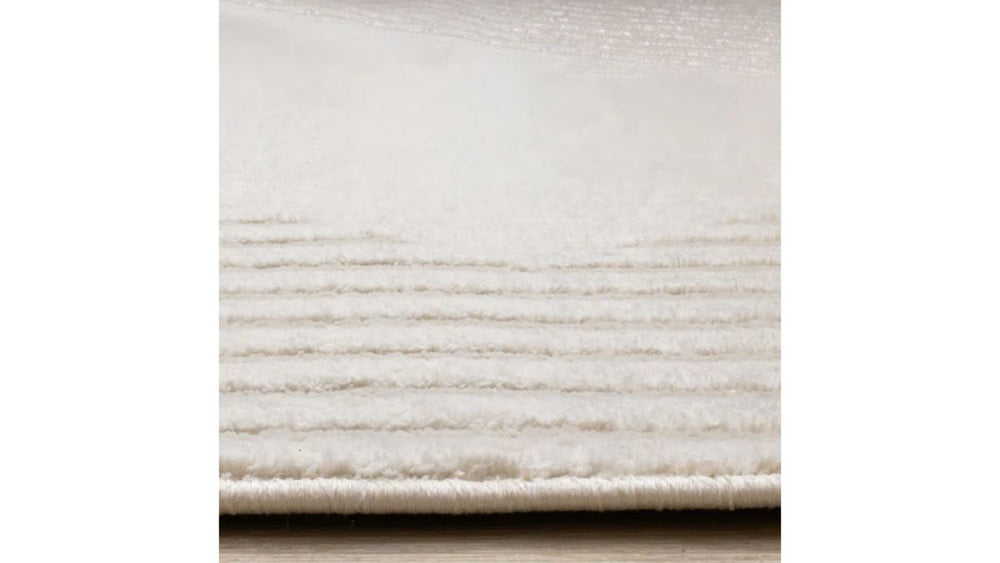 Hayden Cream Beige Contemporary Modern Geometric Rug