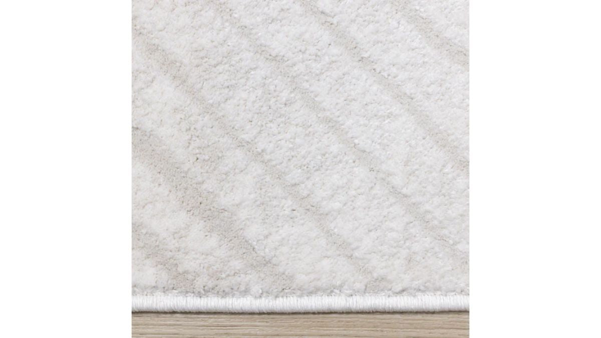 Hayden Light Cream Modern Lines Rug